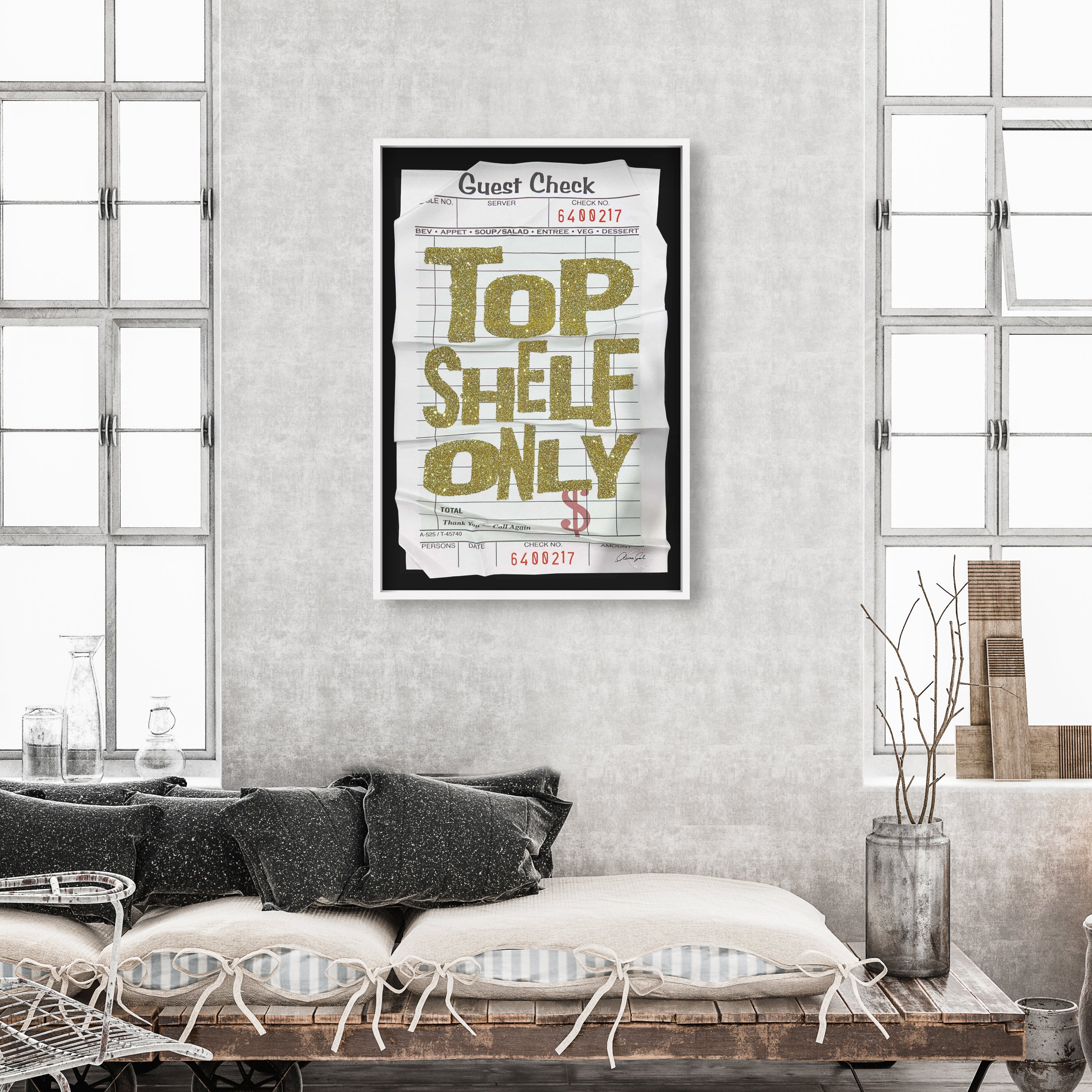 Top Shelf Gold Check | Limited Edition
