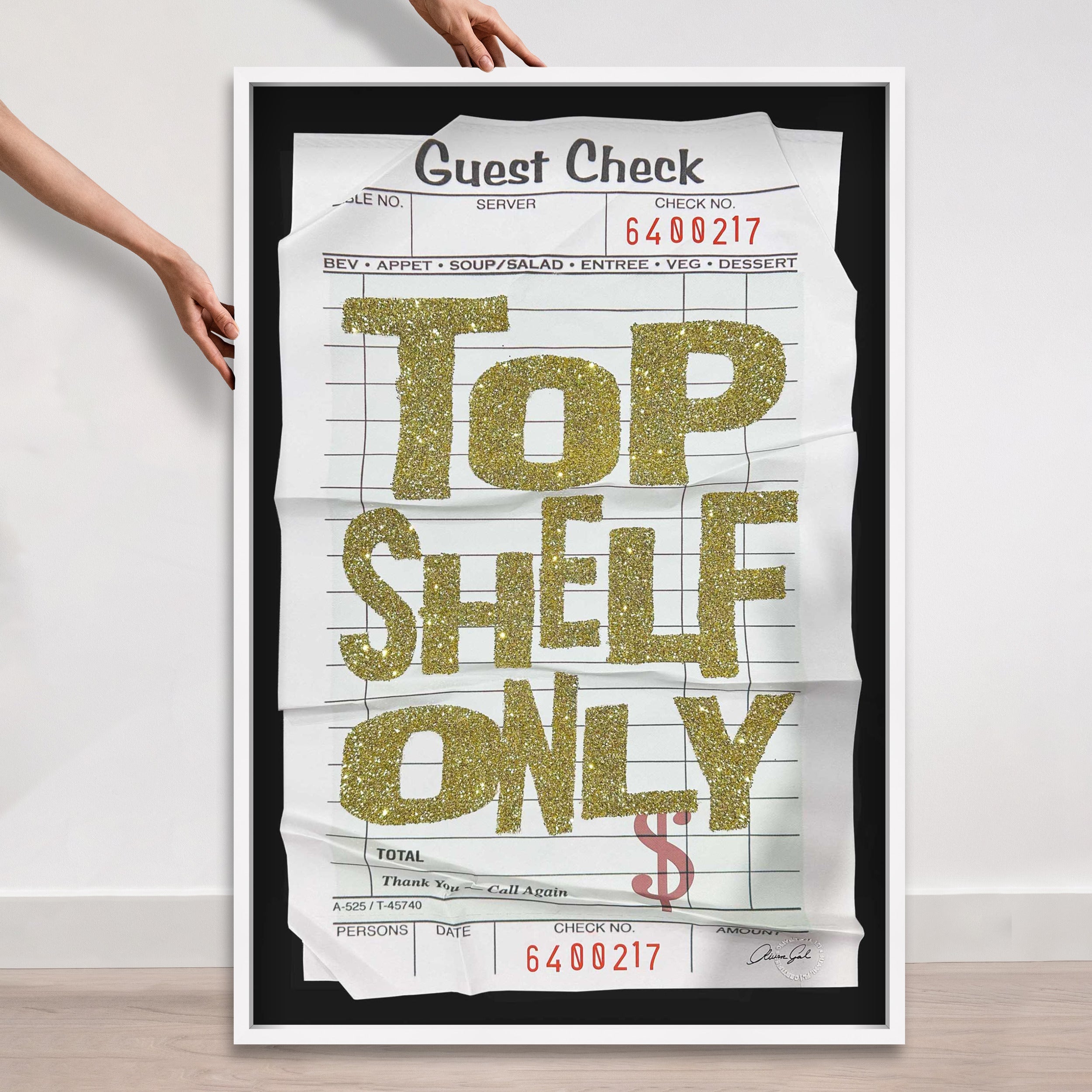 Top Shelf Gold Check | Limited Edition
