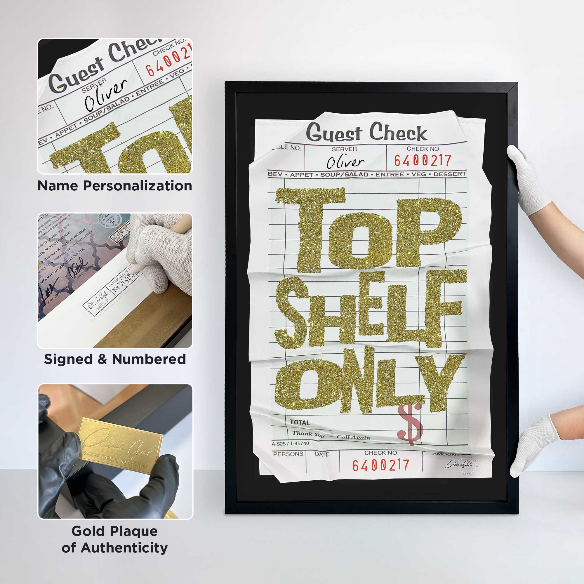 Top Shelf Gold Check | Limited Edition