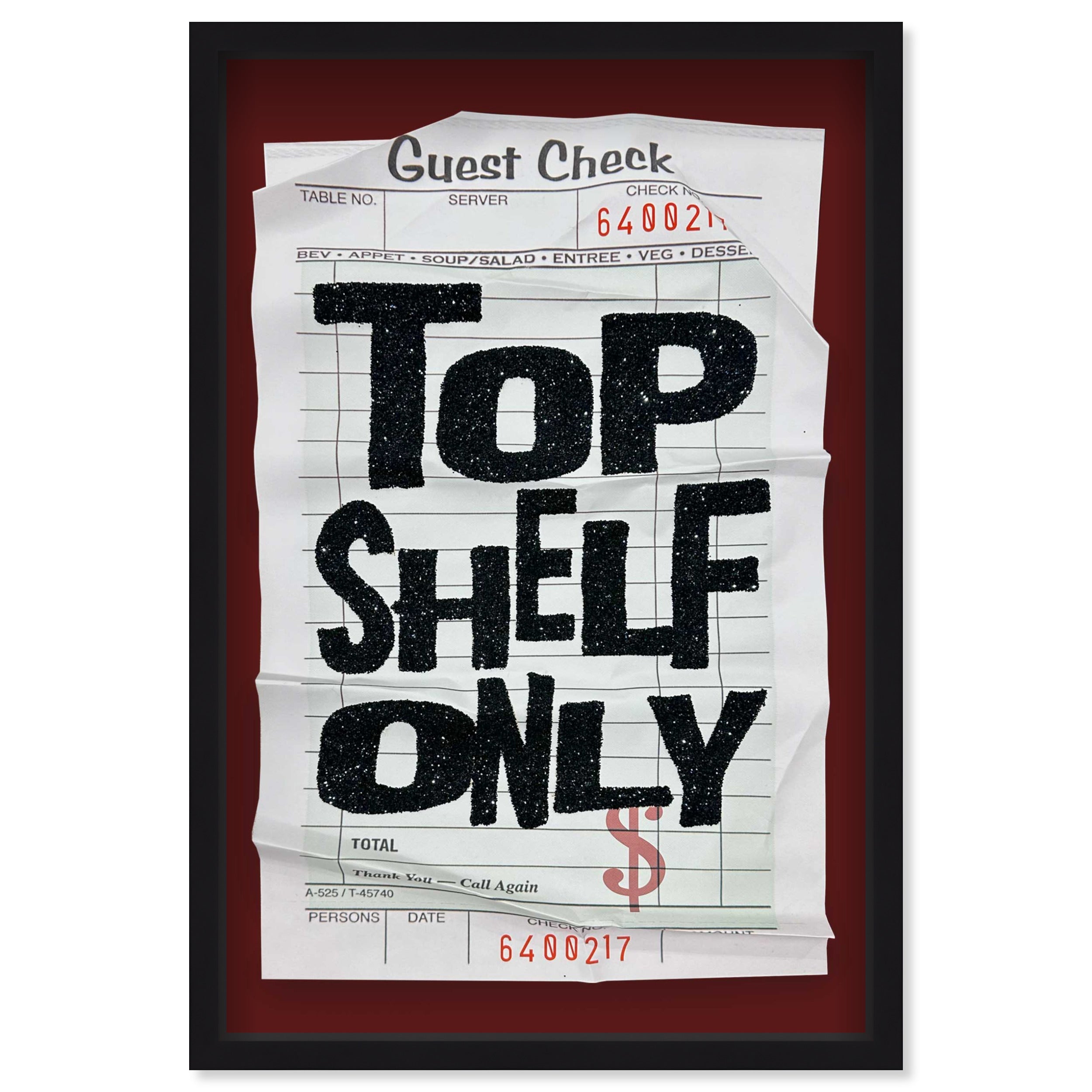 Top Shelf Red Check | Limited Edition Main image