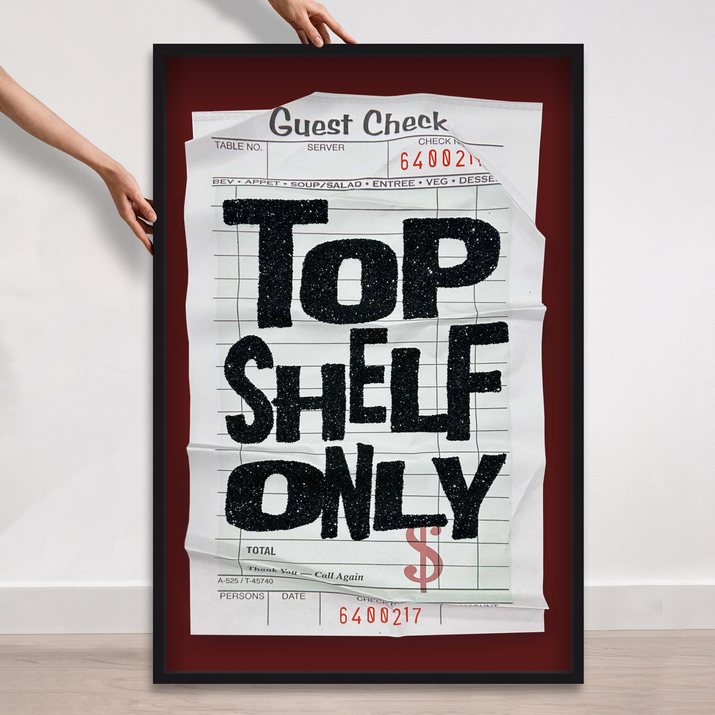 Top Shelf Red Check | Limited Edition