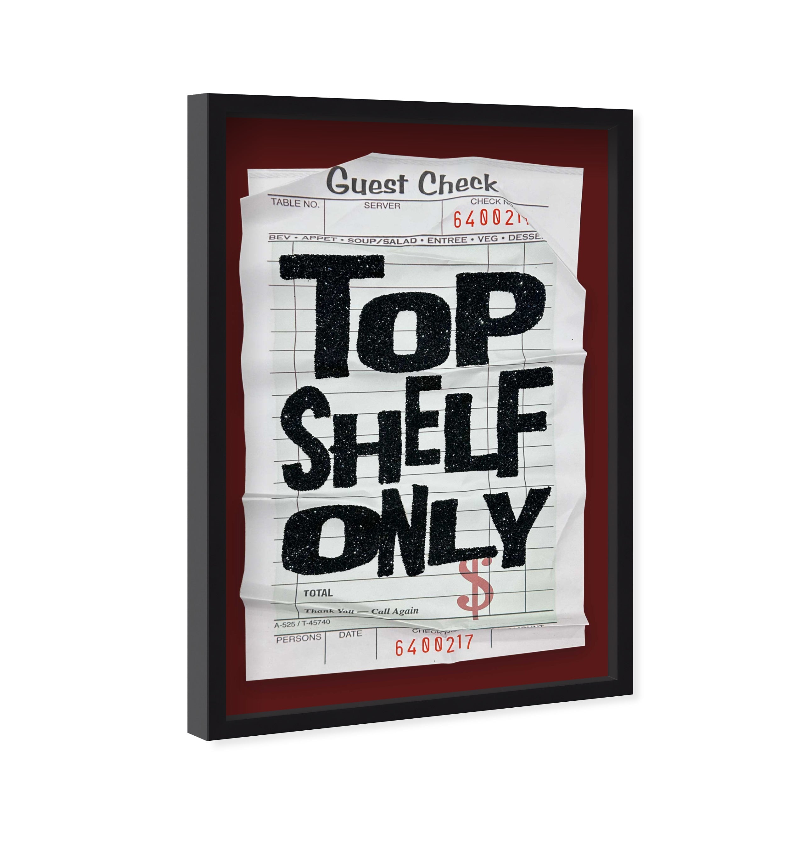 Top Shelf Red Check | Limited Edition