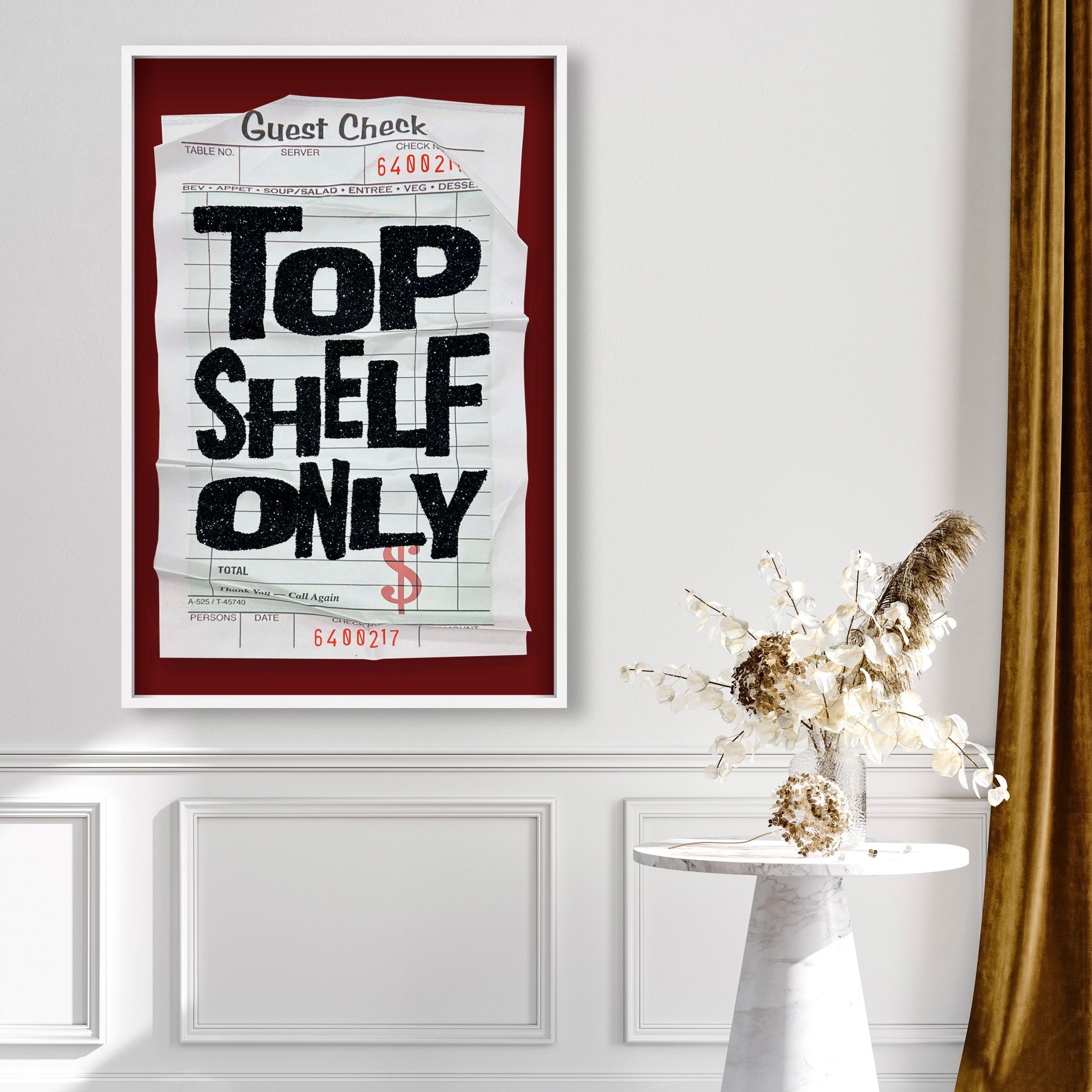 Top Shelf Red Check | Limited Edition