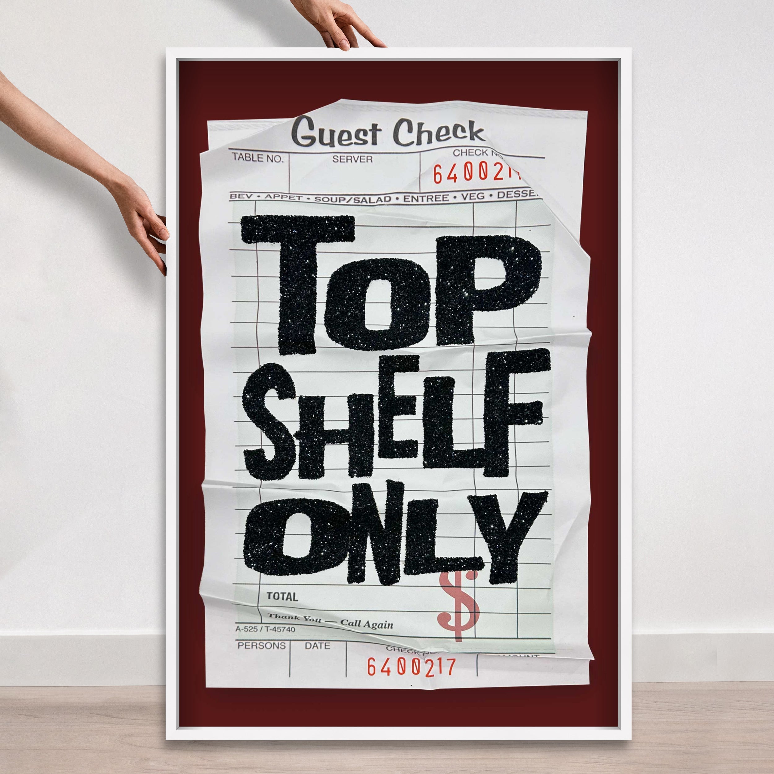 Top Shelf Red Check | Limited Edition