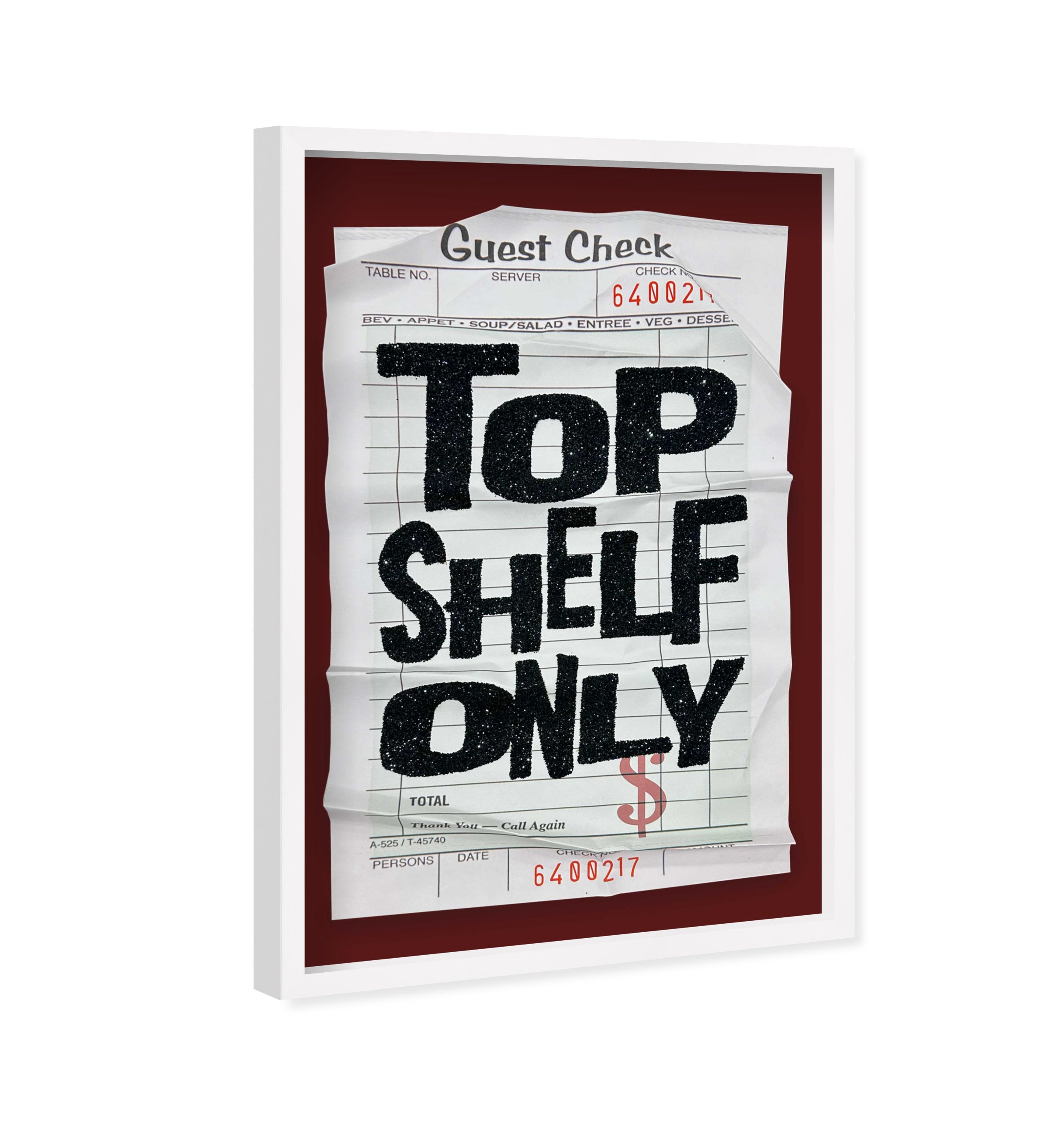 Top Shelf Red Check | Limited Edition