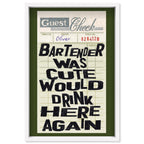 Bartender II Check Please | Limited Edition