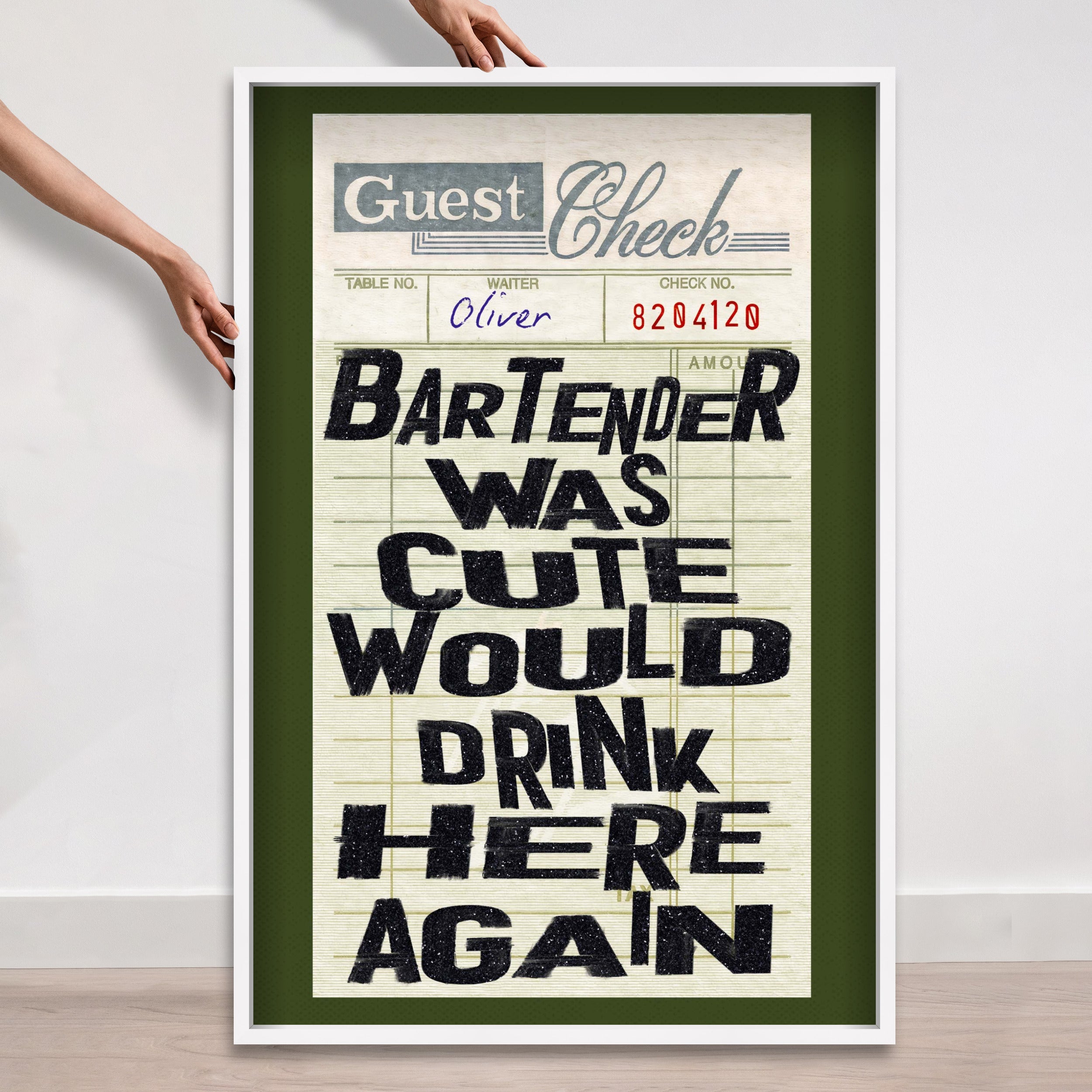 Bartender II Check Please | Limited Edition