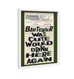 Bartender II Check Please | Limited Edition