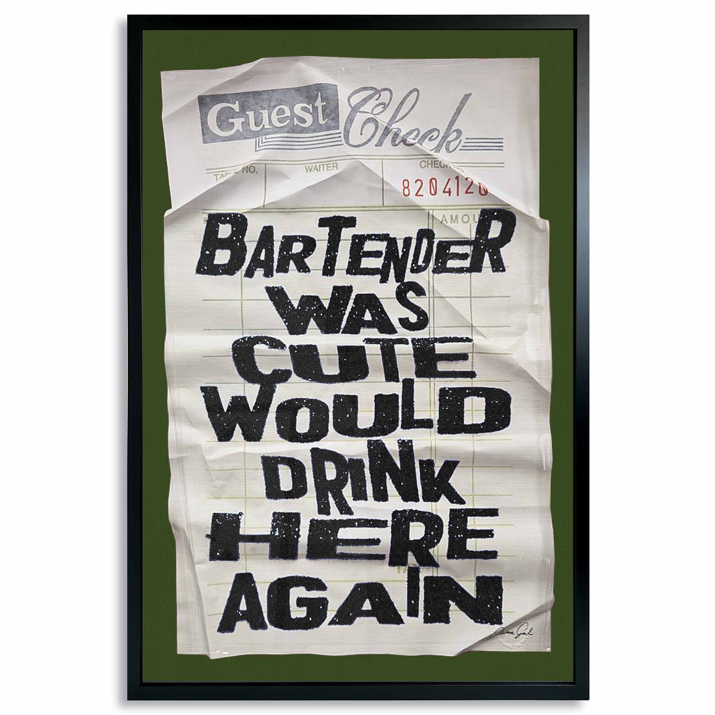 Bartender II Check Please | Limited Edition Main image