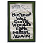 Bartender II Check Please | Limited Edition