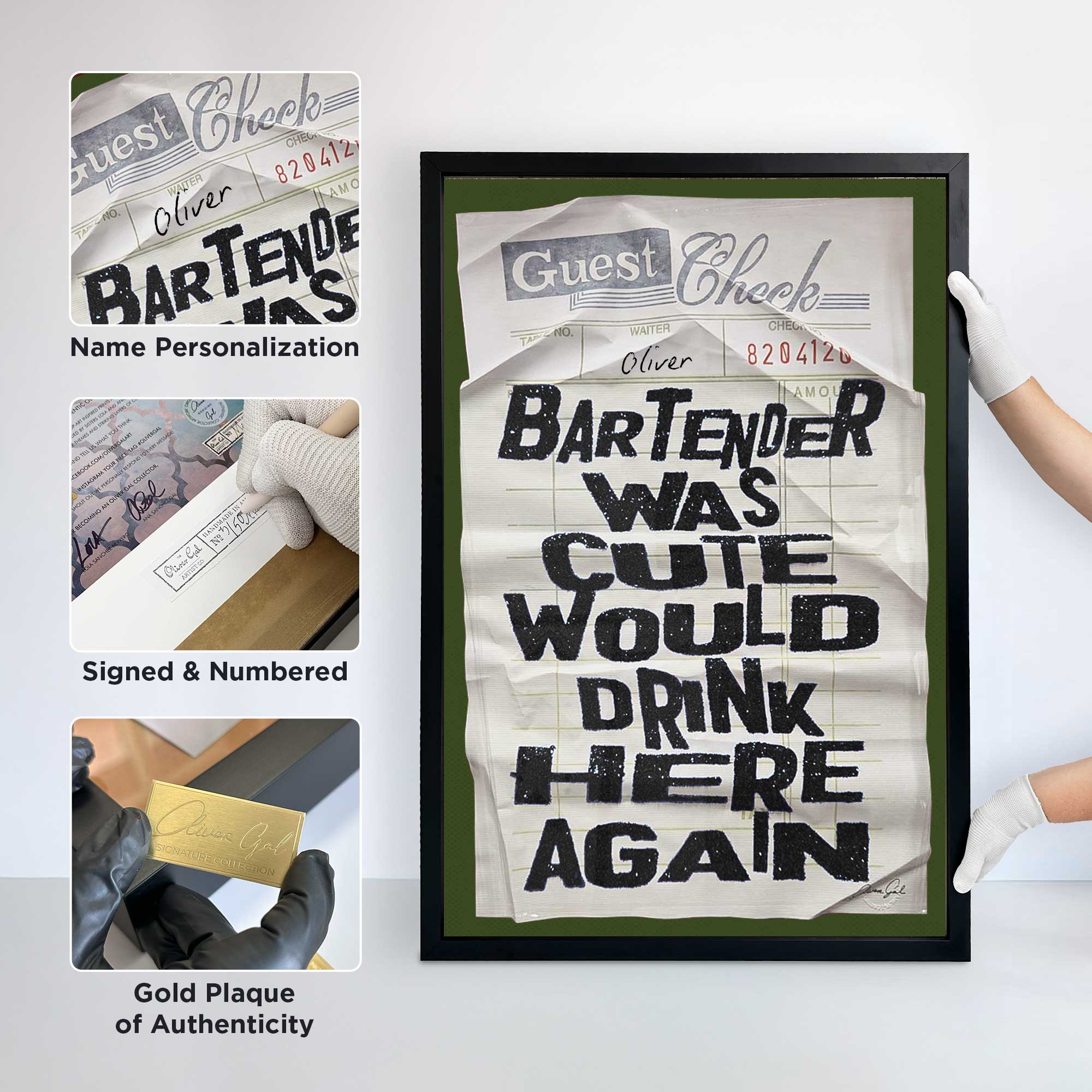 Bartender II Check Please | Limited Edition
