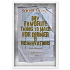 Reservations II Check | Limited Edition