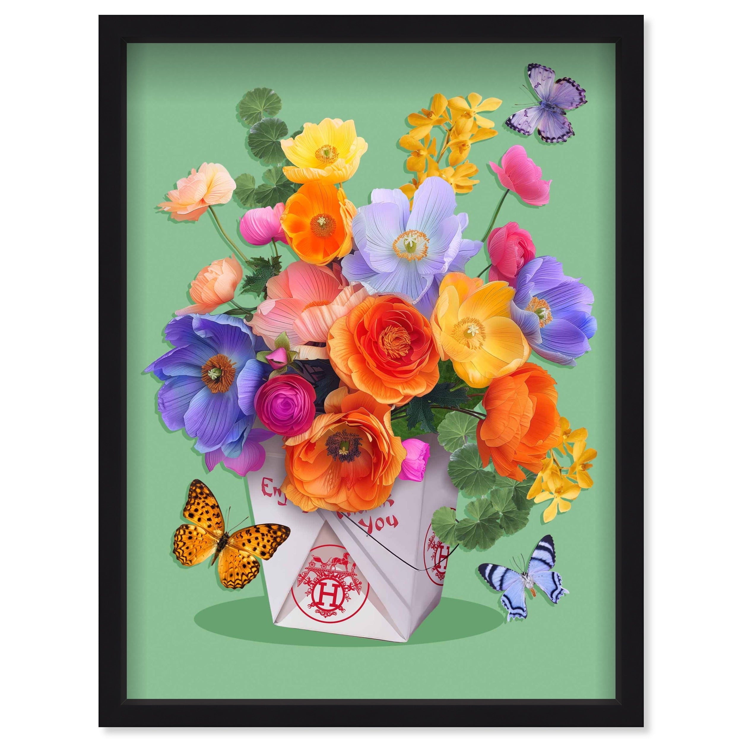 Flower Takeout 3D
