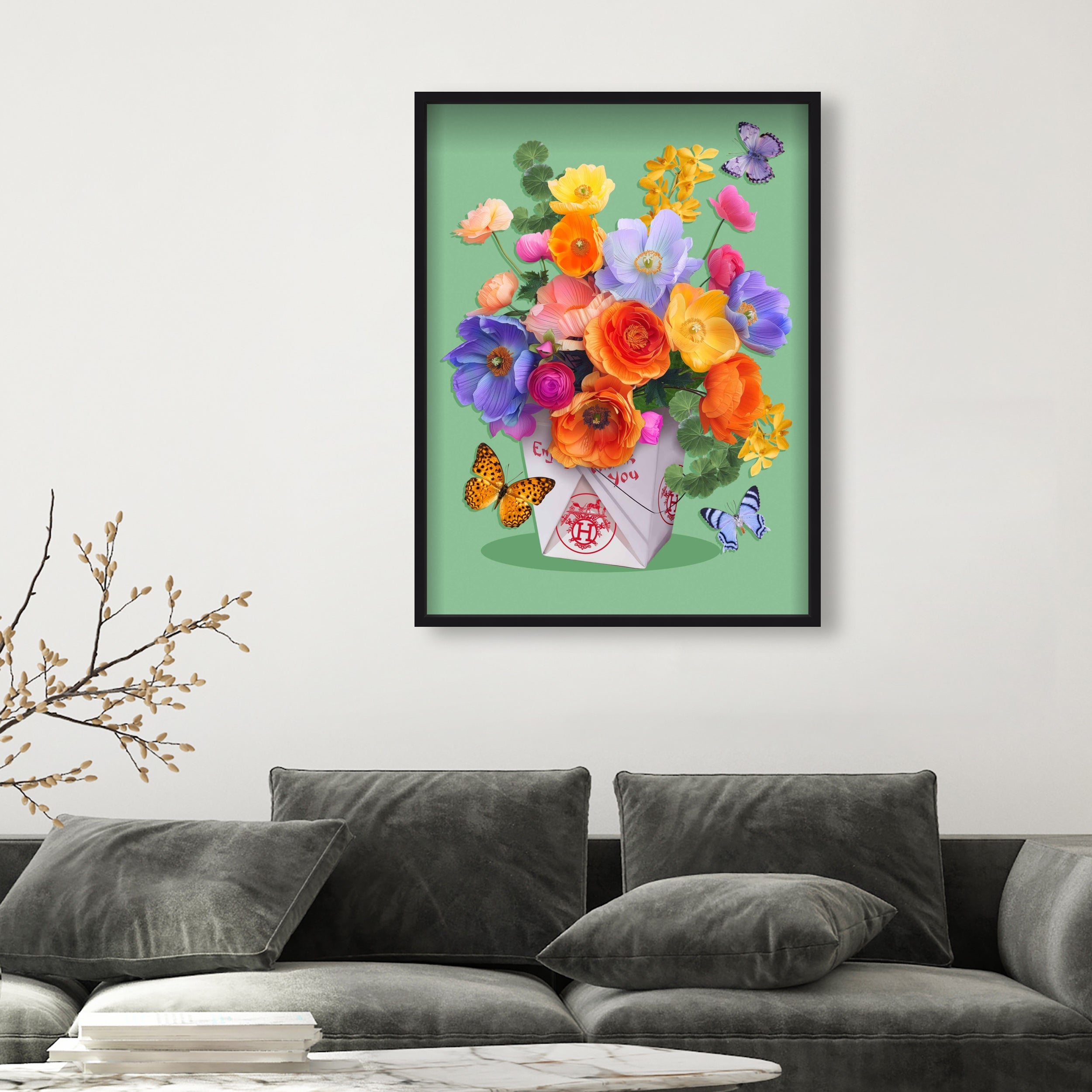Flower Takeout 3D