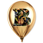 Gold Monogram Balloon