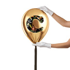 Gold Monogram Balloon
