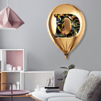 Gold Monogram Balloon