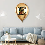 Gold Monogram Balloon
