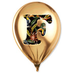 Gold Monogram Balloon