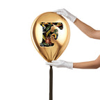Gold Monogram Balloon