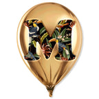 Gold Monogram Balloon