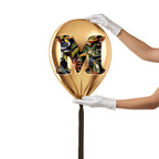Gold Monogram Balloon