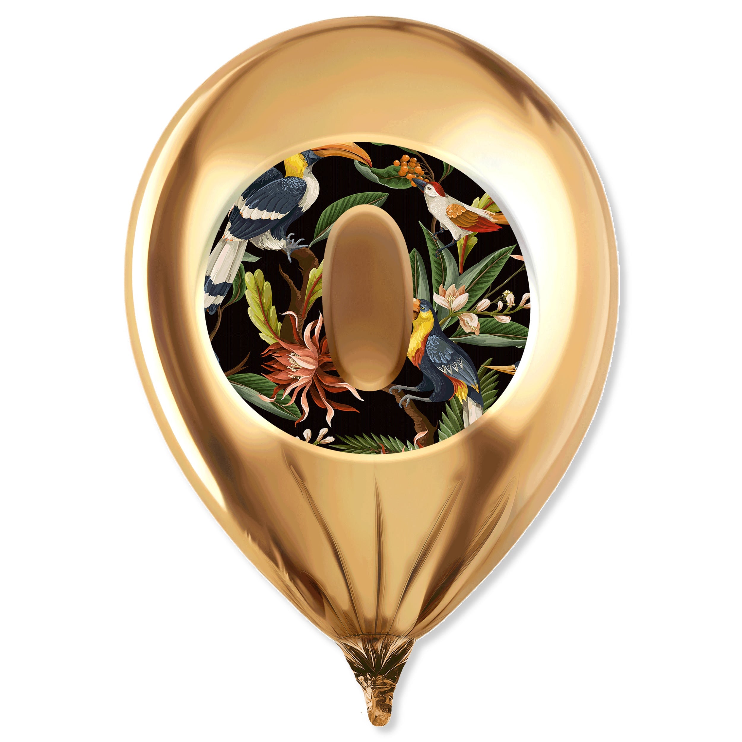 Gold Monogram Balloon