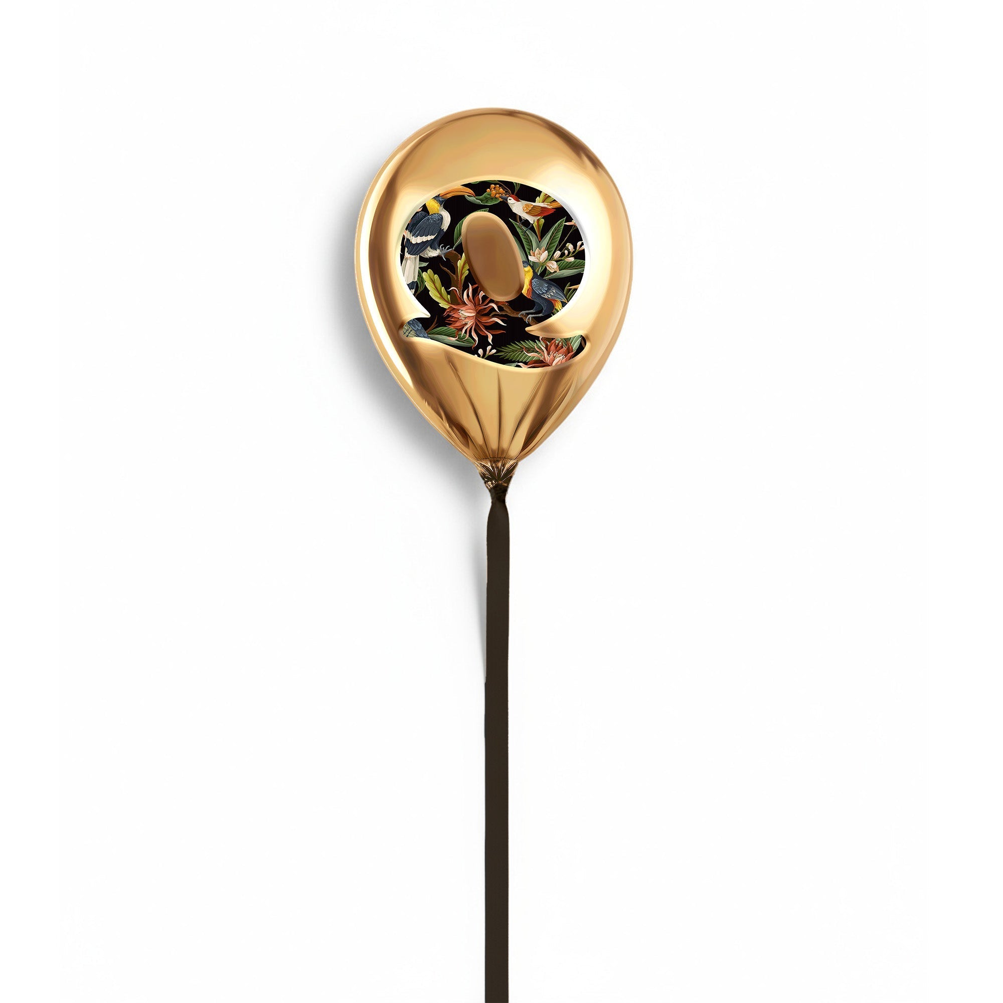 Gold Monogram Balloon