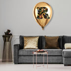 Gold Monogram Balloon