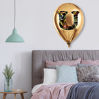 Gold Monogram Balloon