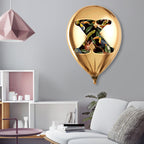 Gold Monogram Balloon