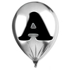 Silver Monogram Balloon