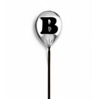 Silver Monogram Balloon