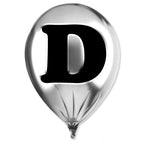 Silver Monogram Balloon