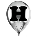 Silver Monogram Balloon