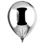 Silver Monogram Balloon