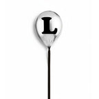 Silver Monogram Balloon