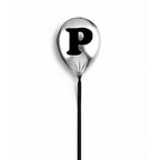 Silver Monogram Balloon