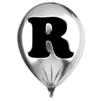 Silver Monogram Balloon