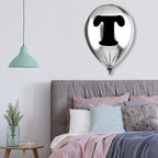 Silver Monogram Balloon