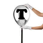 Silver Monogram Balloon