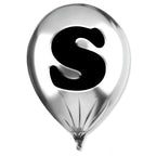 Silver Monogram Balloon
