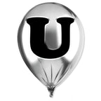Silver Monogram Balloon