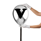 Silver Monogram Balloon