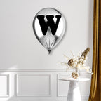 Silver Monogram Balloon