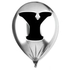 Silver Monogram Balloon