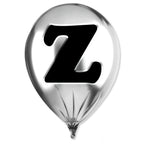Silver Monogram Balloon