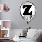 Silver Monogram Balloon