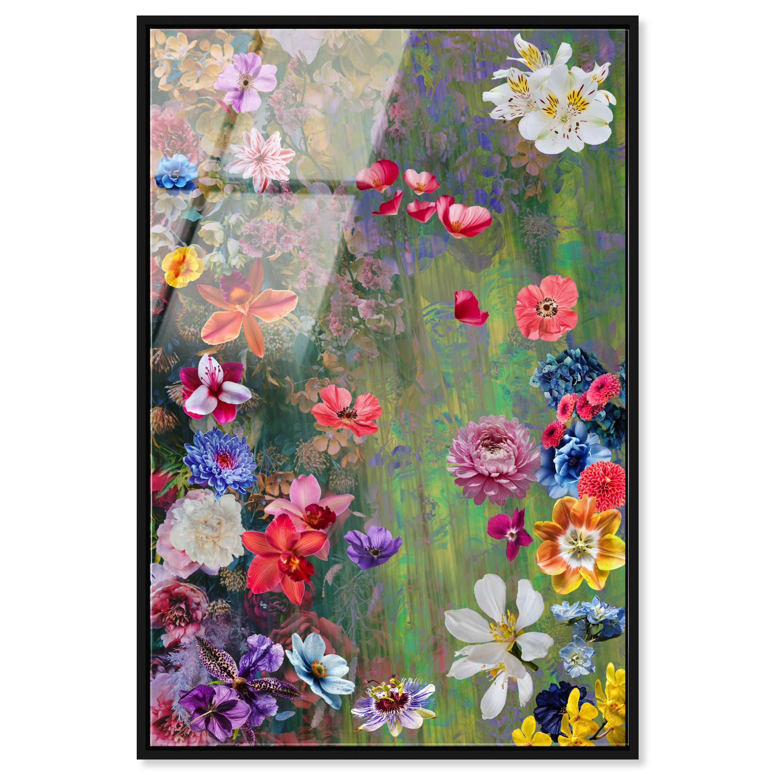 Brilliant Green  Floral
