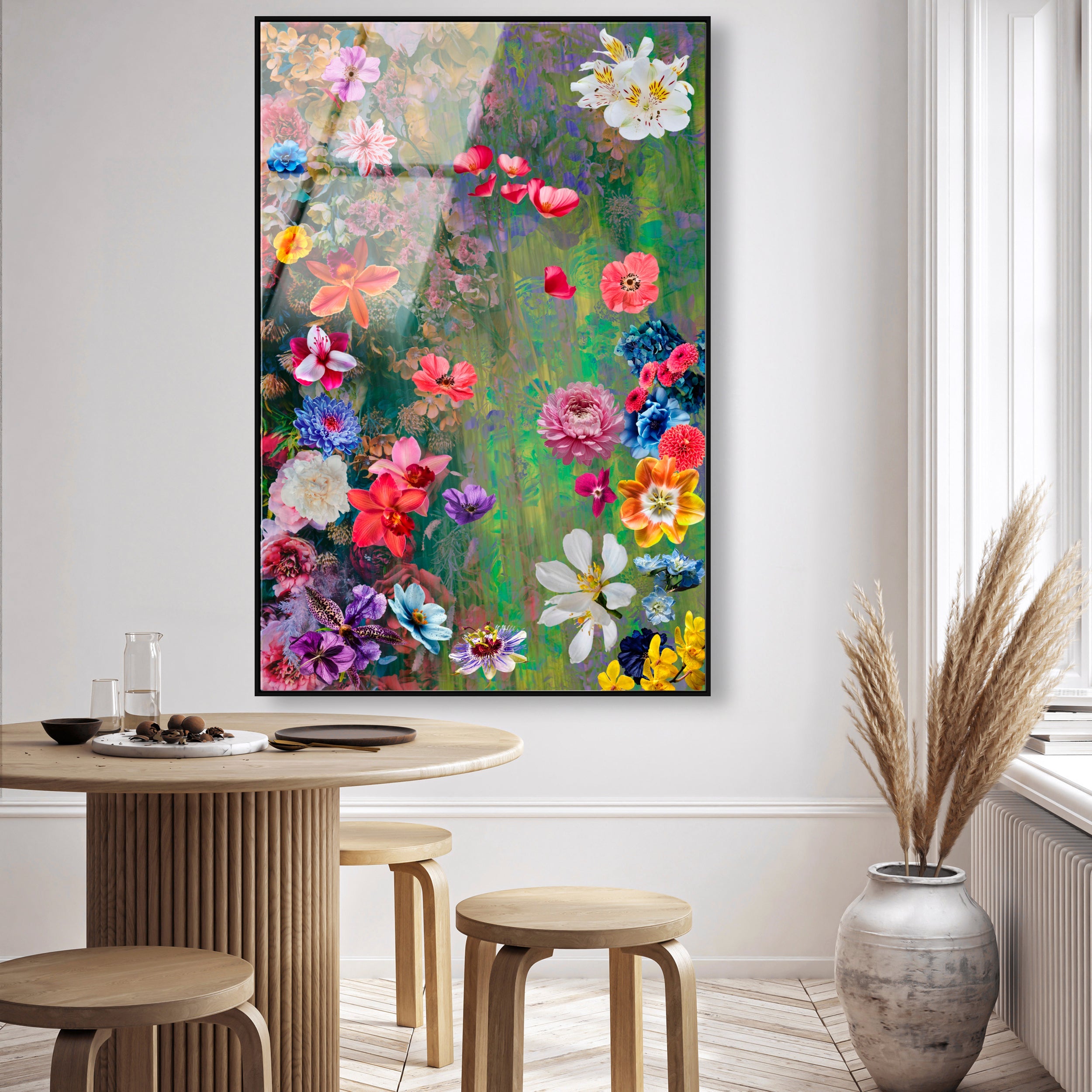 Brilliant Green  Floral